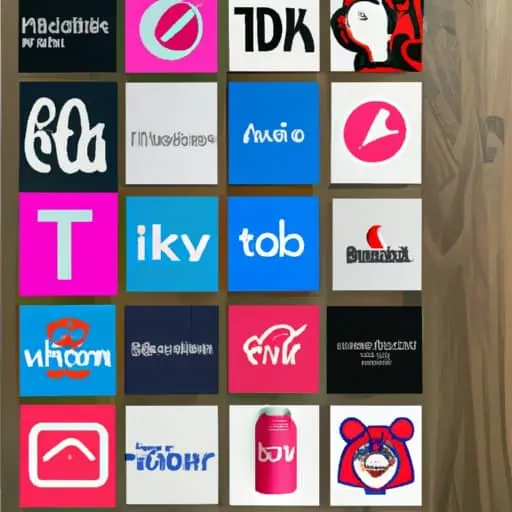 קולאז' של מותגים שהגיעו להצלחה באמצעות פרסום ב-TikTok