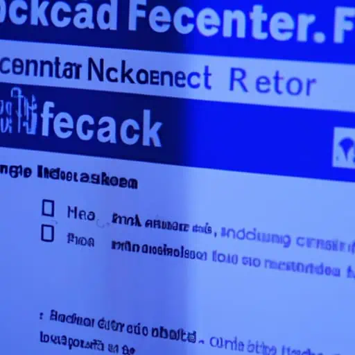 משתמש המדווח על חשבון פרוץ דרך מרכז העזרה של פייסבוק
